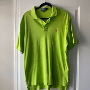 Lime green short sleeve Polo